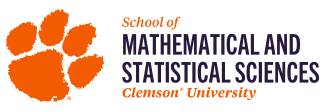 Clemson University School of Mathematical and Statistical Sciences logo